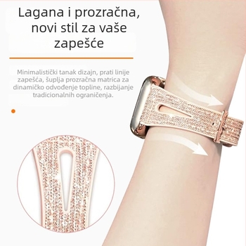 Silikonski kaiš za Apple Watch sa šljokicama i gradijentnim kamuflažnim izgledom, 22 mm, 228×20×2 mm, 20 g