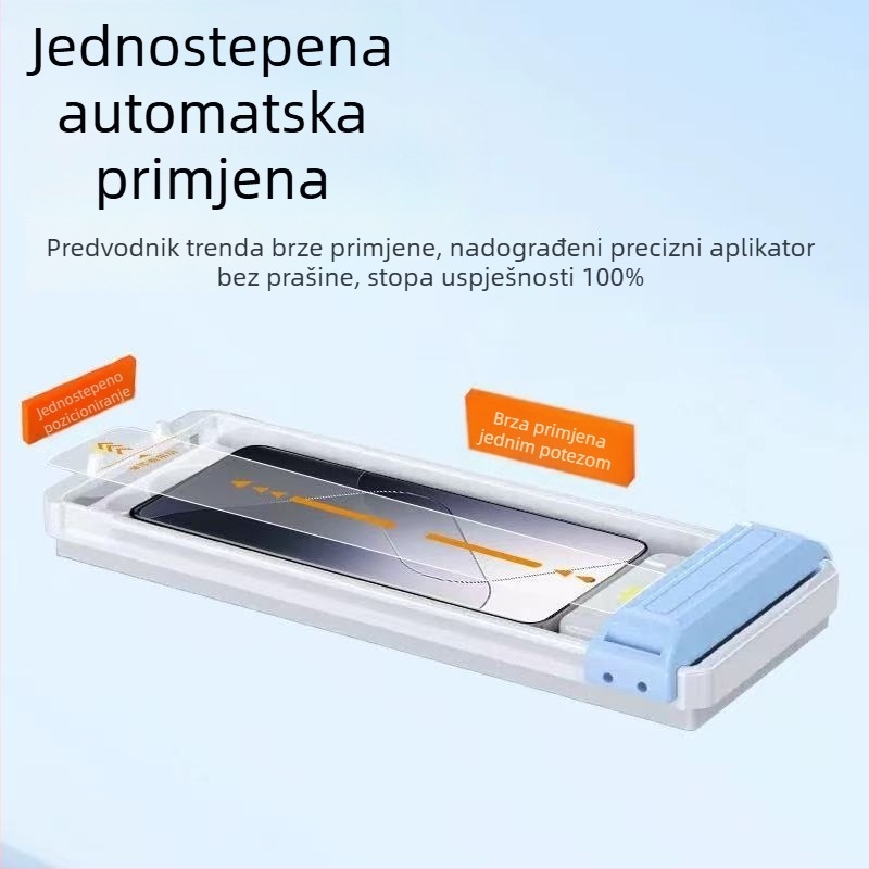 iPhone 17 Pro 3D zakrivljeno AR zaštitno staklo od kaljenog stakla s punim ljepilom, visoka prozirnost, za iPhone 17/16