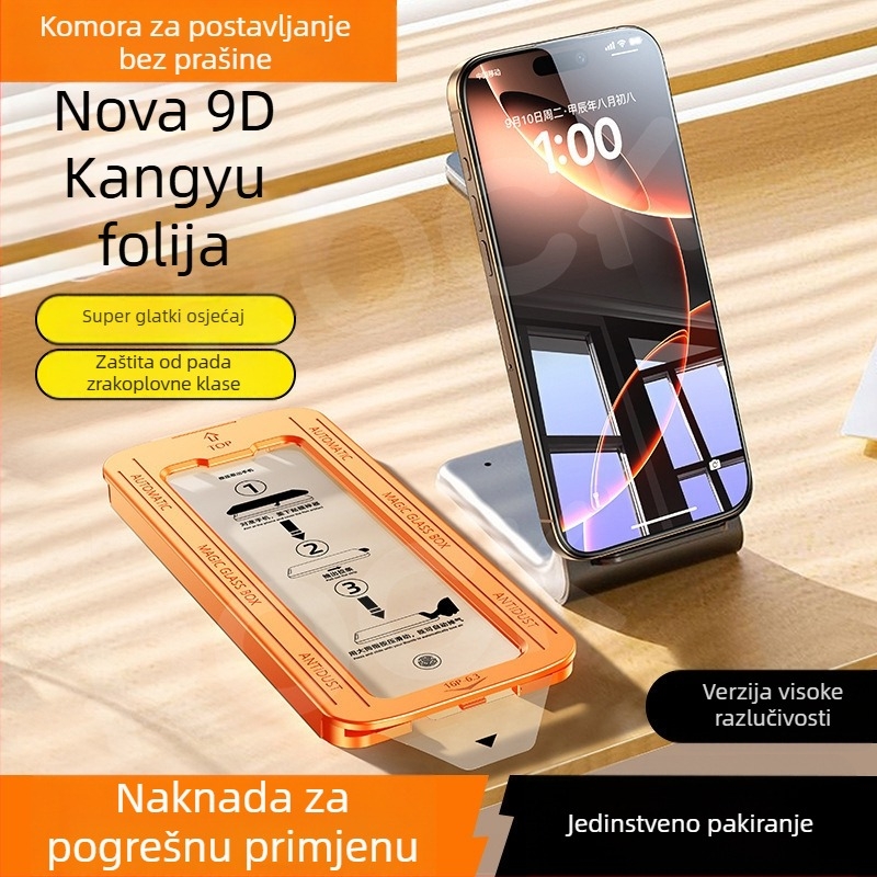 Ljubičasta zaštita očiju od kaljenog stakla – zaštita cijelog zaslona i privatnost za iPhone 14 Pro Max
