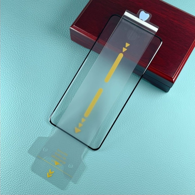 Kaljeno staklo zaštita zaslona za iPhone 17 Pro Max, s punim ljepilom, AR anti-refleksija, prašini otporno, HD jasnoća, brza instalacija
