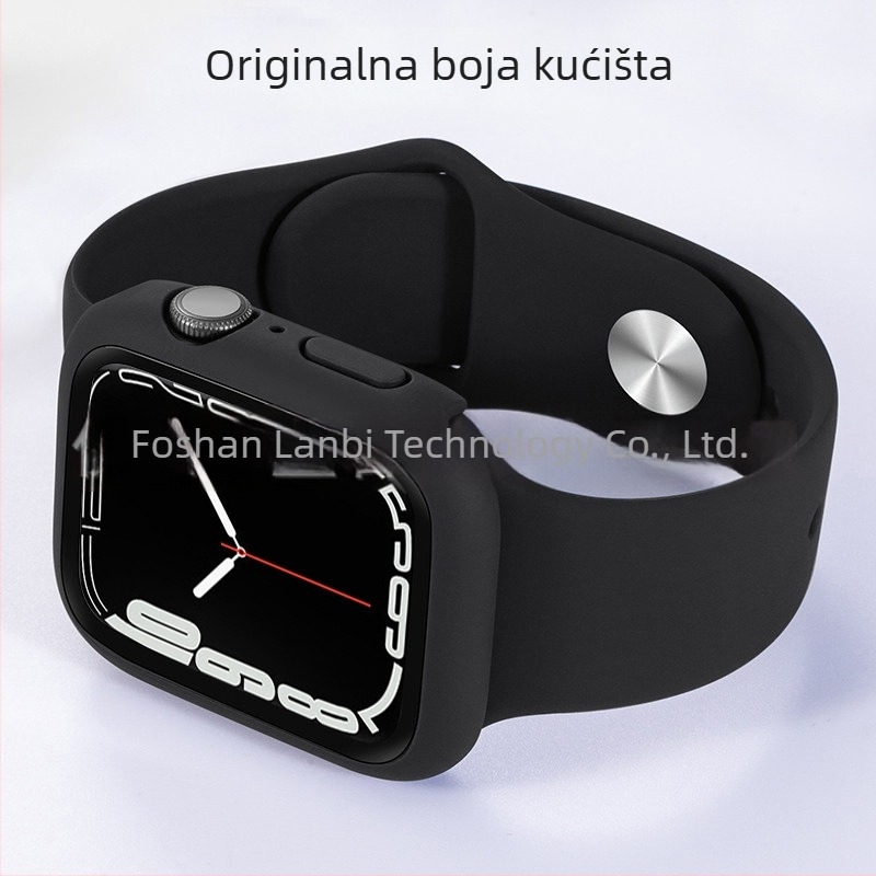 Zaštitna maska za Apple Watch s integriranom zaštitom zaslona, potpuno kućište kompatibilno sa serijama 2–7, otpornost na padove