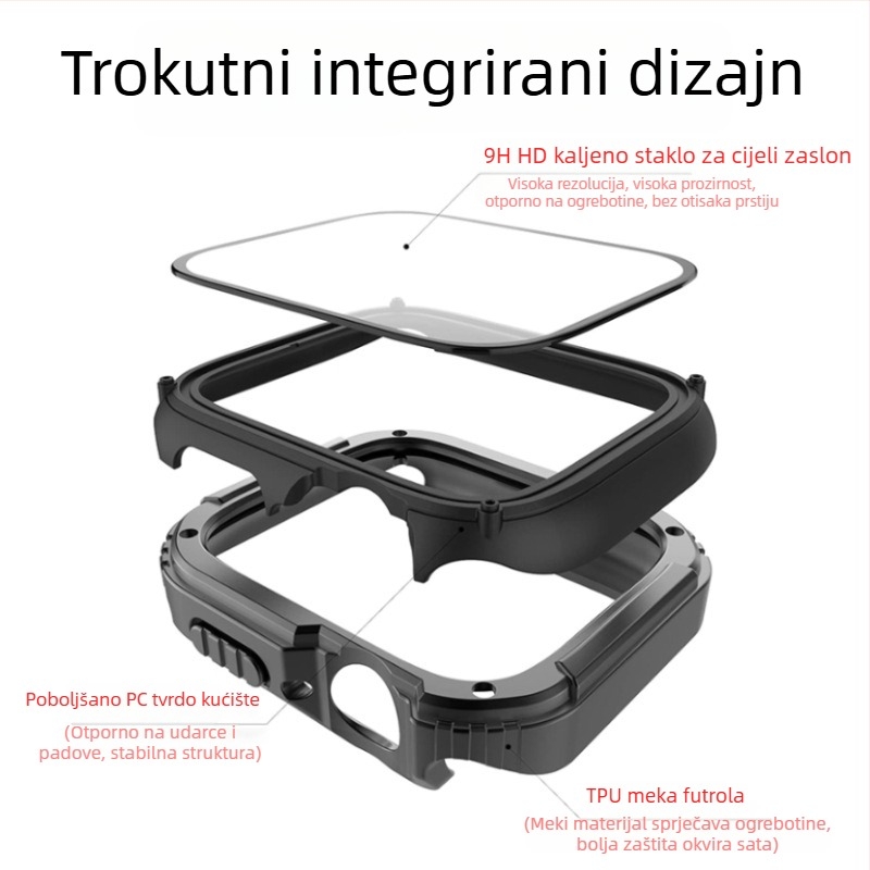 Optimus Prime zaštitno kućište za Apple Watch, s integriranim PC+TPU kućištem