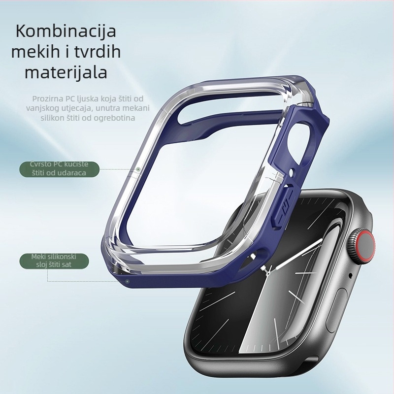 DUX DUCIS kućište za Apple Watch TPU+PC za serije 6–9