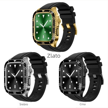 Maska za Apple Watch s oklopom, nehrđajući čelik, 22mm sučelje, leptir kopča, za Apple Watch, Moderna stil