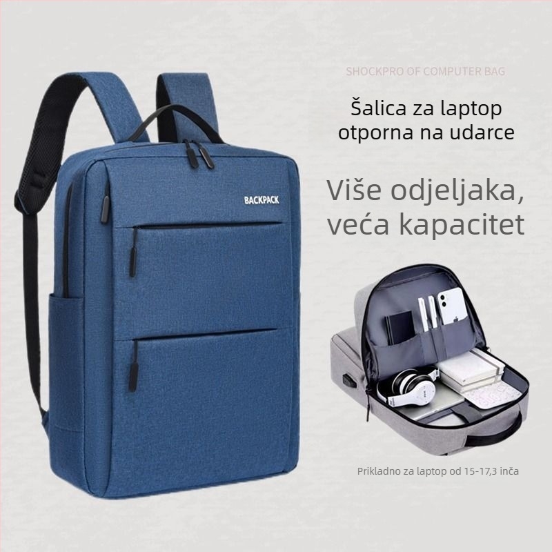 Laptop ranac - PU materijal, podstava od Oxford tkanine, proljeće 2025 izdanje, za muškarce