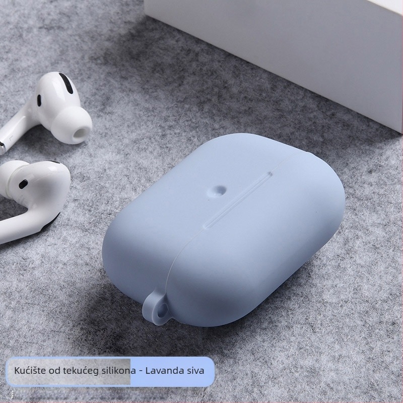 Zaštitni kućište AirPods 4, tekući silikon, injekcijsko oblikovanje, prijenosno mekano kućište