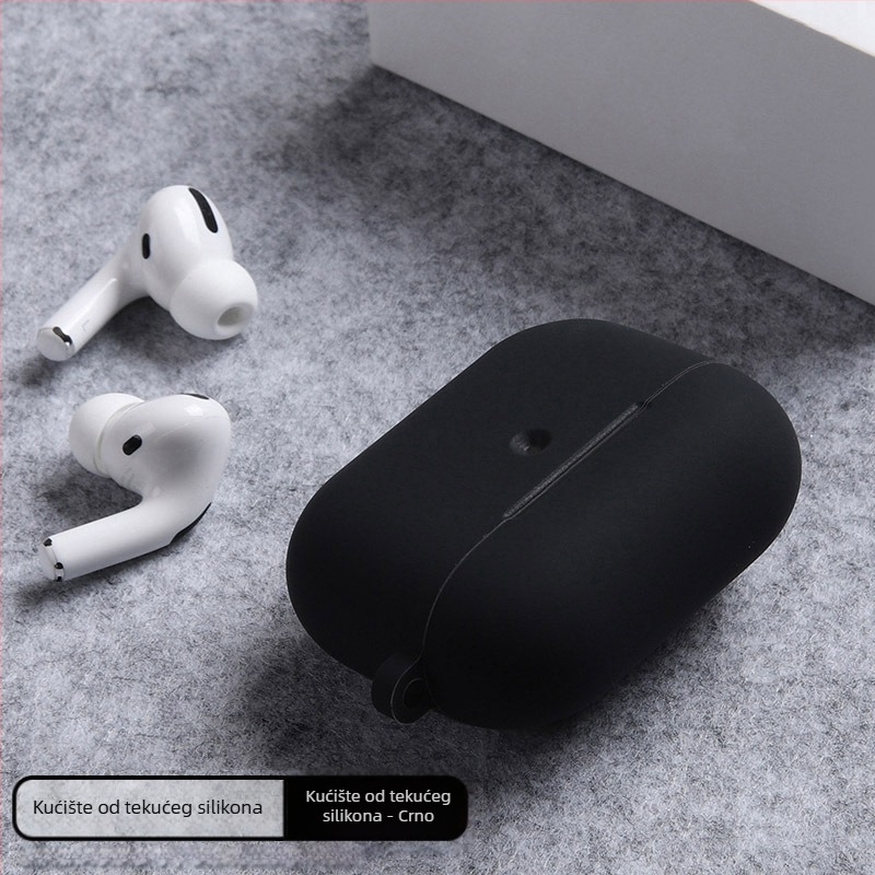 Zaštitni kućište AirPods 4, tekući silikon, injekcijsko oblikovanje, prijenosno mekano kućište