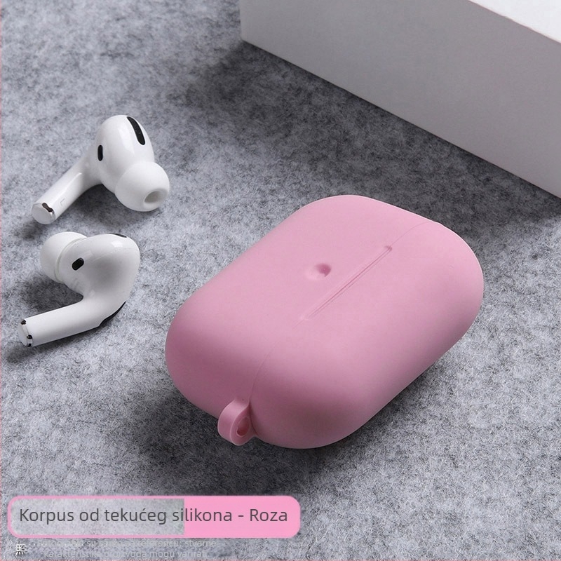 Zaštitni kućište AirPods 4, tekući silikon, injekcijsko oblikovanje, prijenosno mekano kućište