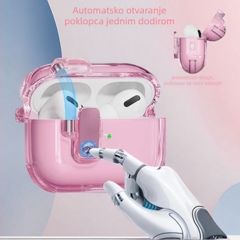 Kućište za AirPods Pro 2 – TPU materijal, univerzalni stil, elektroplating završna obrada, kompatibilno s Apple