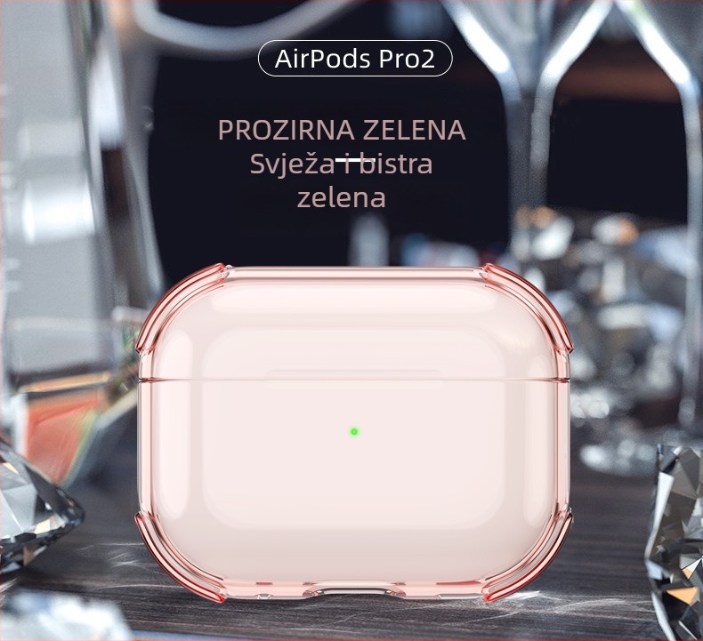Prozirno TPU kućište za AirPods Pro 3, AirPods 4 i AirPods Pro 2