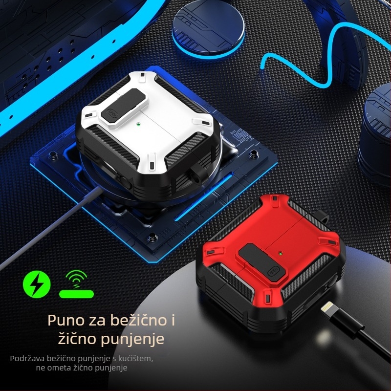 Zaštitni etui za Samsung Galaxy Buds3/Buds3 Pro – PC/TPU kućište, višefunkcionalan dizajn, mekani i tvrdi dio kućišta, premaz sprejom, prilagodljivo