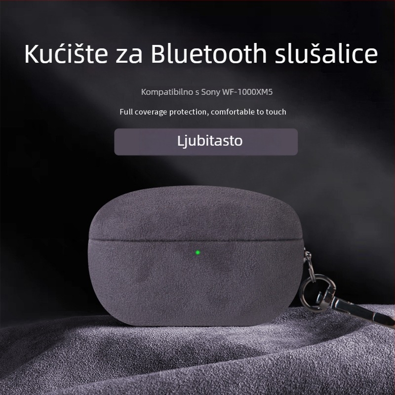 Torбica za slušalice od velura za WF-1000XM5 — sve u jednom, ručna izrada, materijal PC, mogućnost prilagodbe, model 21266302016