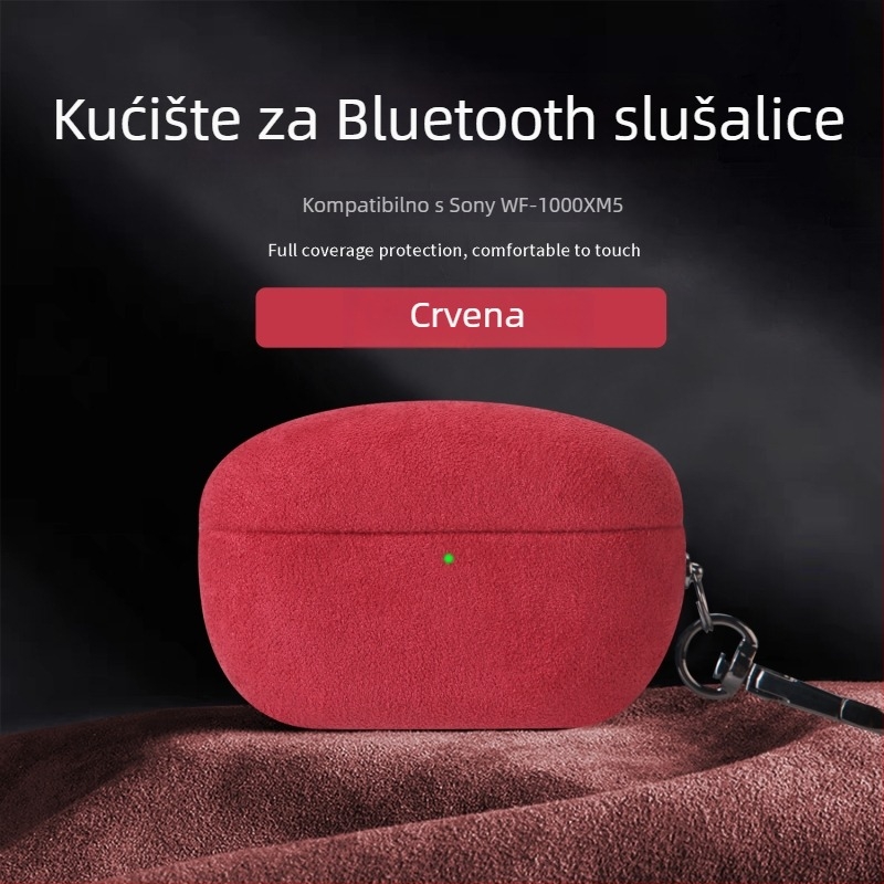 Torбica za slušalice od velura za WF-1000XM5 — sve u jednom, ručna izrada, materijal PC, mogućnost prilagodbe, model 21266302016