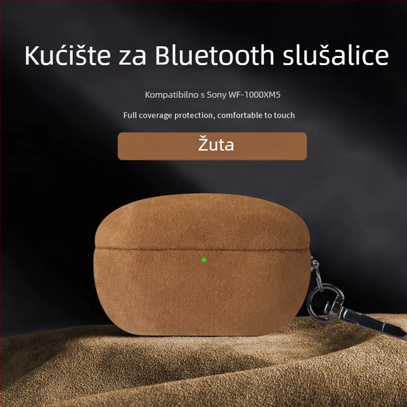 Torбica za slušalice od velura za WF-1000XM5 — sve u jednom, ručna izrada, materijal PC, mogućnost prilagodbe, model 21266302016