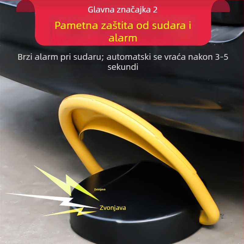Silver Rainbow automobilno zaključavanje za parkiranje, O-tipa, od željeza, cilindar od cinkove legure