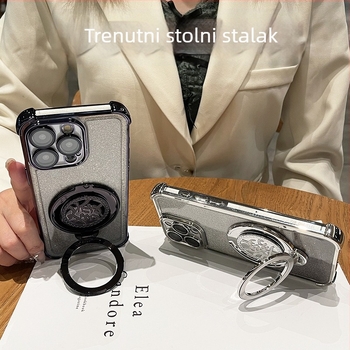 Torba za Honor X70 s rotirajućom stalkom i zaštitom objektiva, TPU stražnji poklopac, otporna na padove i ogrebotine