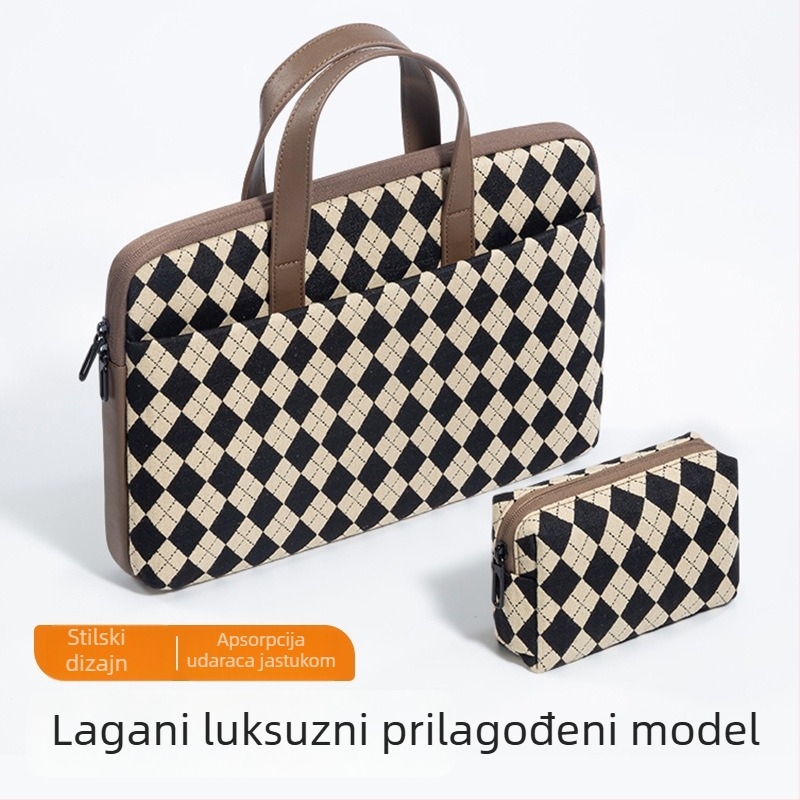 Unisex torba za prijenosno računalo s unutarnjom podstavom, 14–16 inča