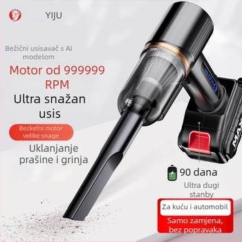 Yi Ju ručni usisavač za automobil – 18.5V, 150W, 6000Pa, punjiv, kabel duljine 40 cm