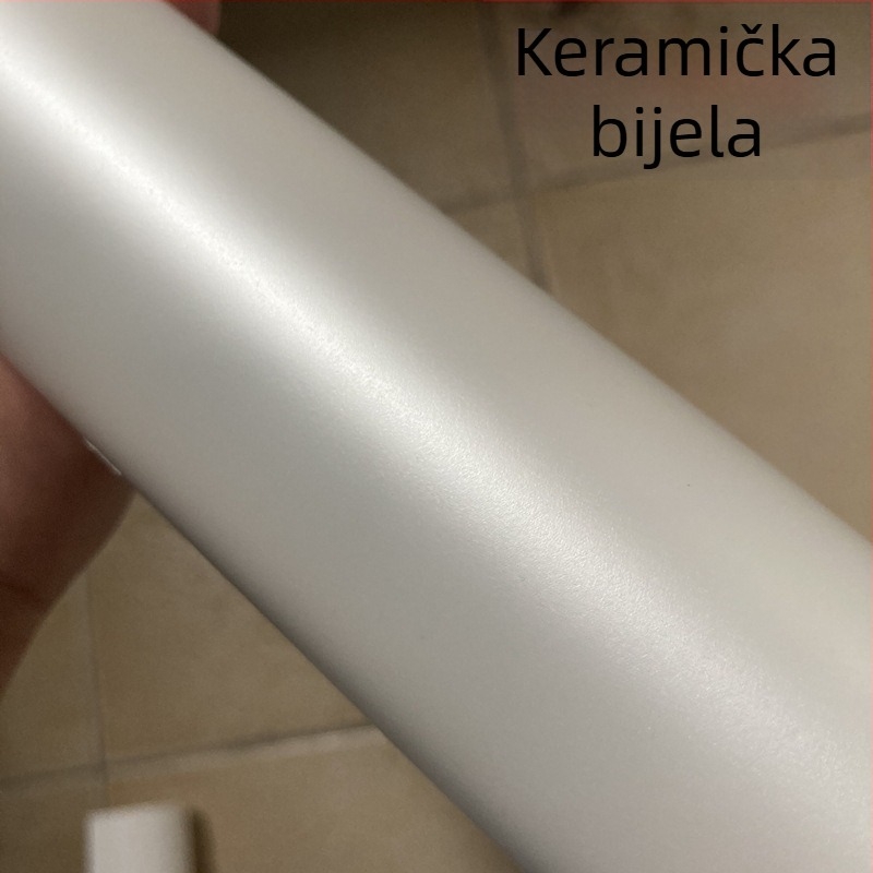 Vinil s karbonskim vlaknima za automobil – unutarnja naljepnica, keramično biserno bijela folija koja mijenja boju