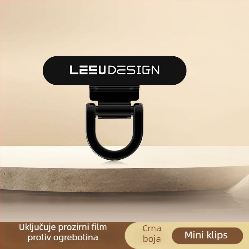 Unisex kaiš za mobitel od nehrđajućeg čelika s PU užetom i metalnom kopčom, štancanje