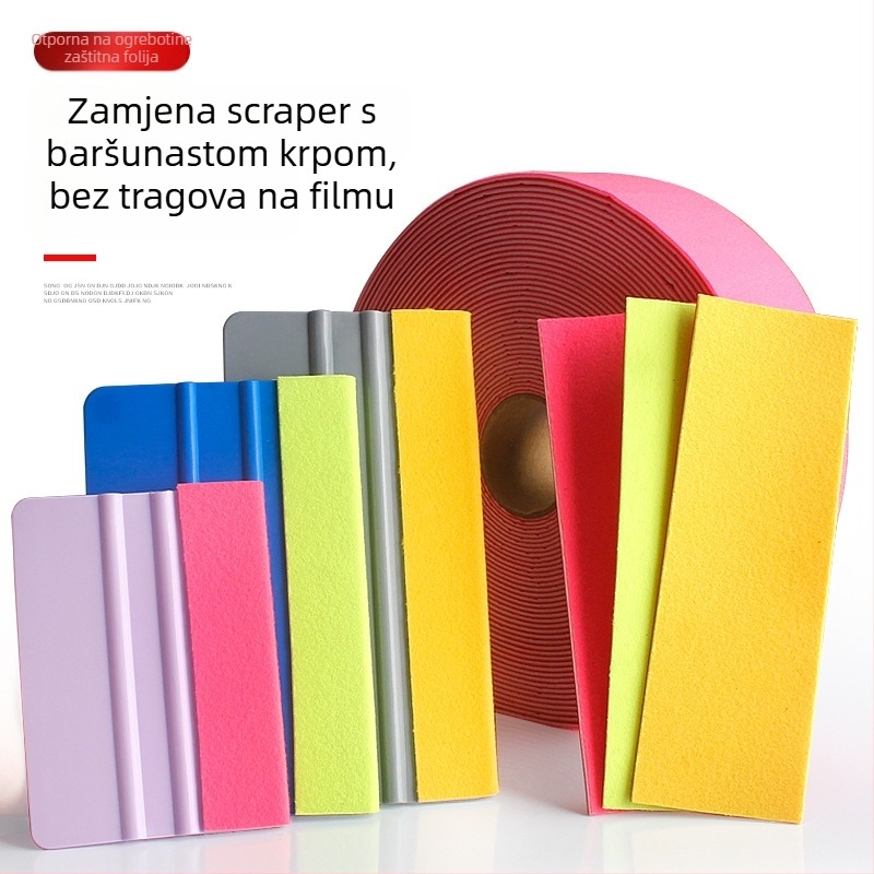 Baršunasti škraper za auto foliju - Baxifui zamjenski platnasti dio, bez prilagodbe