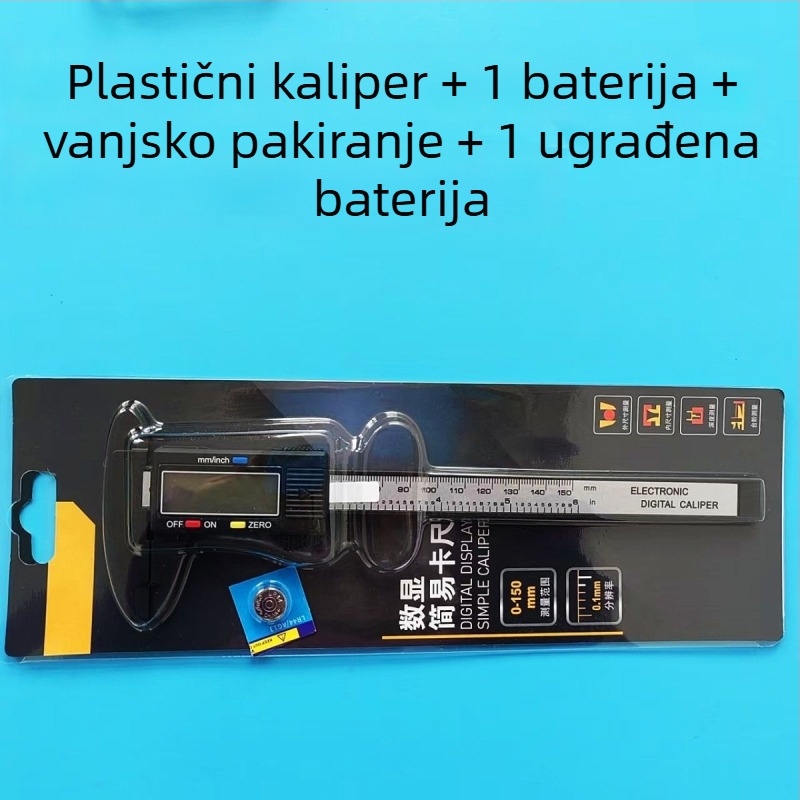 Digitalni mjerni alat – plastično tijelo, kućna upotreba, mjerenje nakita; Značka Hengsheng gong