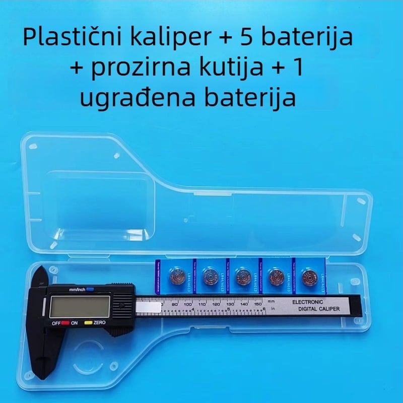 Digitalni mjerni alat – plastično tijelo, kućna upotreba, mjerenje nakita; Značka Hengsheng gong