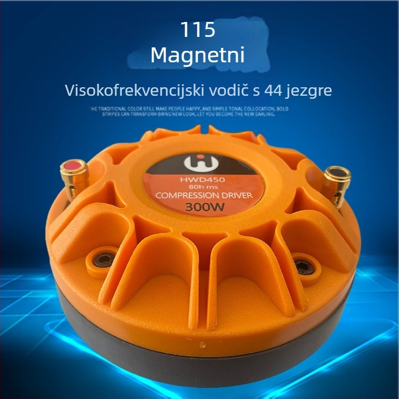 Leidezhu Visokotonski pogon – 115 magnet, 44 jezgro, 44.4 glasovna zavojnica, 44.5 membrana