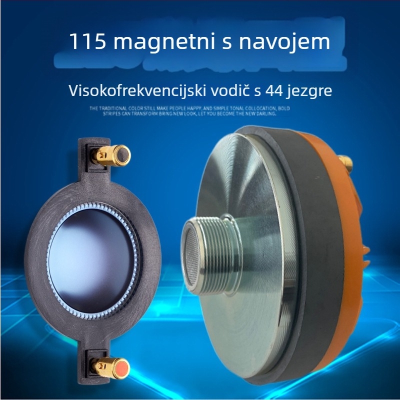 Leidezhu Visokotonski pogon – 115 magnet, 44 jezgro, 44.4 glasovna zavojnica, 44.5 membrana