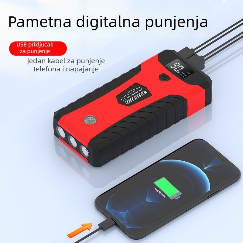 Automobilski skok-start, Veliki kapacitet (Ulaz 14.8V, Izlaz 12V, CE/FCC)
