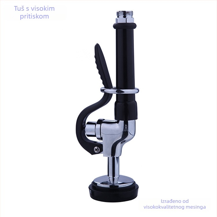 Kuhinjski visokotlačni faucet s ručnim tušem, model 9909, bakar, 300–1000 psi, navojsko sučelje