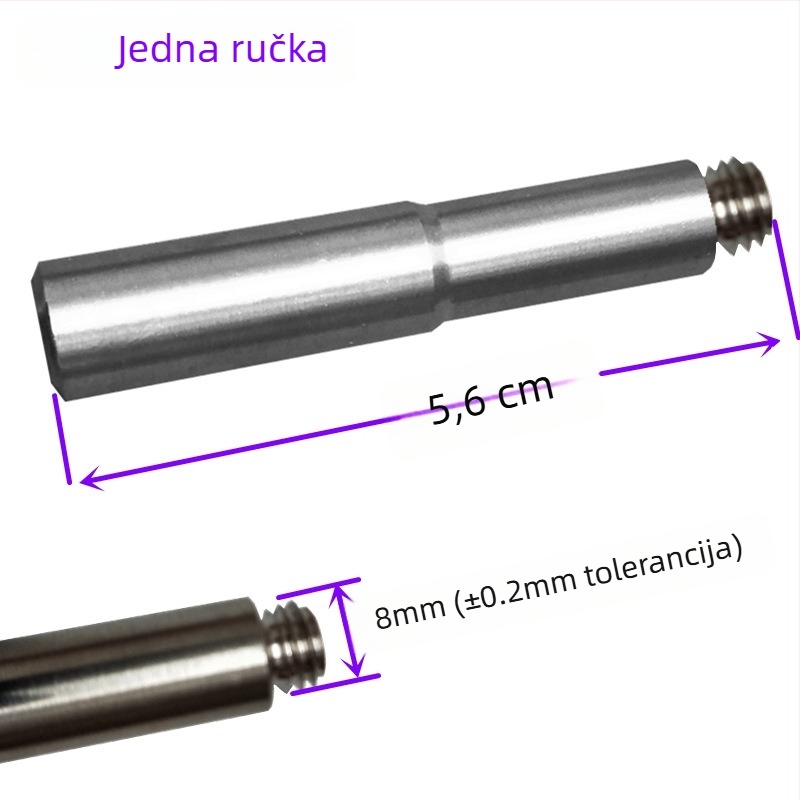Ručka slavine od nehrđajućeg čelika 304 za toplu i hladnu vodu, brušeni završetak, keramički disk ventila, jednostavna konstrukcija, otvor spiralom