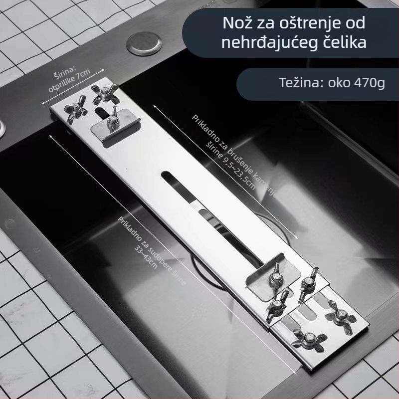 Držač dijamantnog kamena za oštrenje, teleskopski, ojačani okvir, fiksni kut