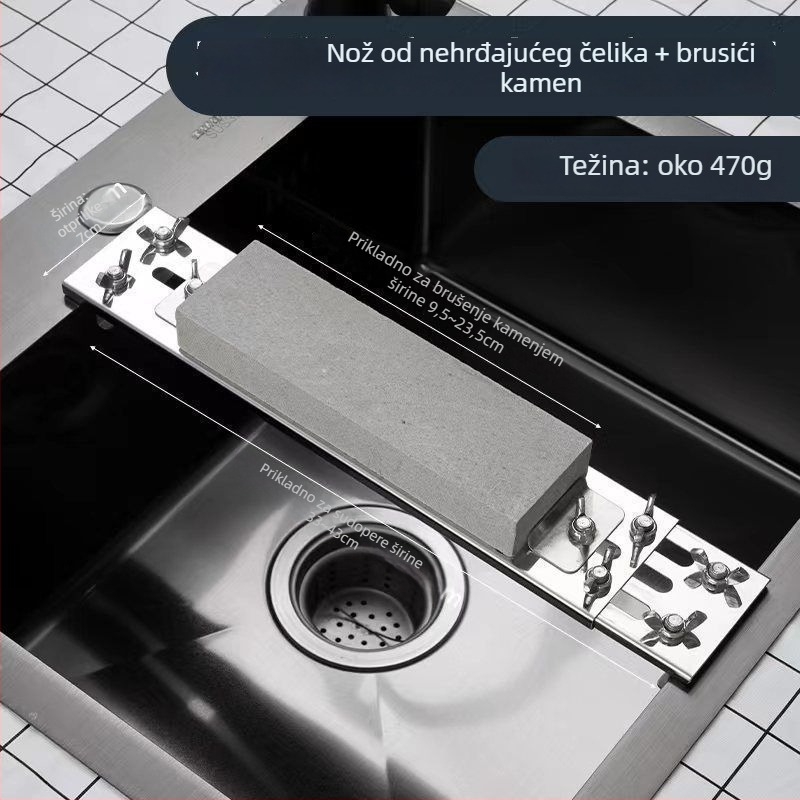 Držač dijamantnog kamena za oštrenje, teleskopski, ojačani okvir, fiksni kut