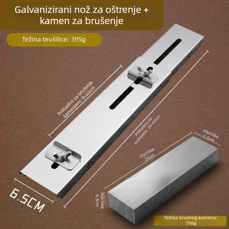 Držač dijamantnog kamena za oštrenje, teleskopski, ojačani okvir, fiksni kut