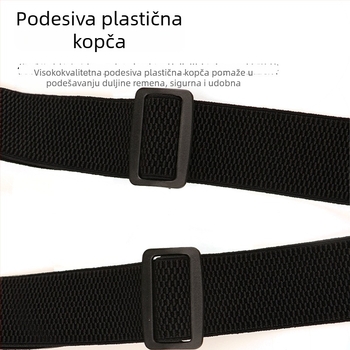 Unisex naramenice za hlače s četiri kuke, elastične naramenice za poslovne hlače, podesive 3,5×120 cm