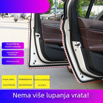 Gumeni brtvilo za vrata automobila – Yinuo Technology, univerzalna prilagodba, za cijelo vozilo, zvučna izolacija, vodootpornost