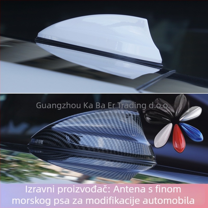 Automobilska antena za radio, oblik ajkine peraje, ljepilo za montažu, univerzalna kompatibilnost, napon 1V, struja 1A, vijek trajanja 5 godina