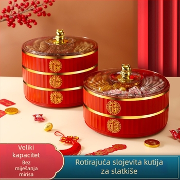 Plastični tanjur za voće, kineski stil, novi kineski stil