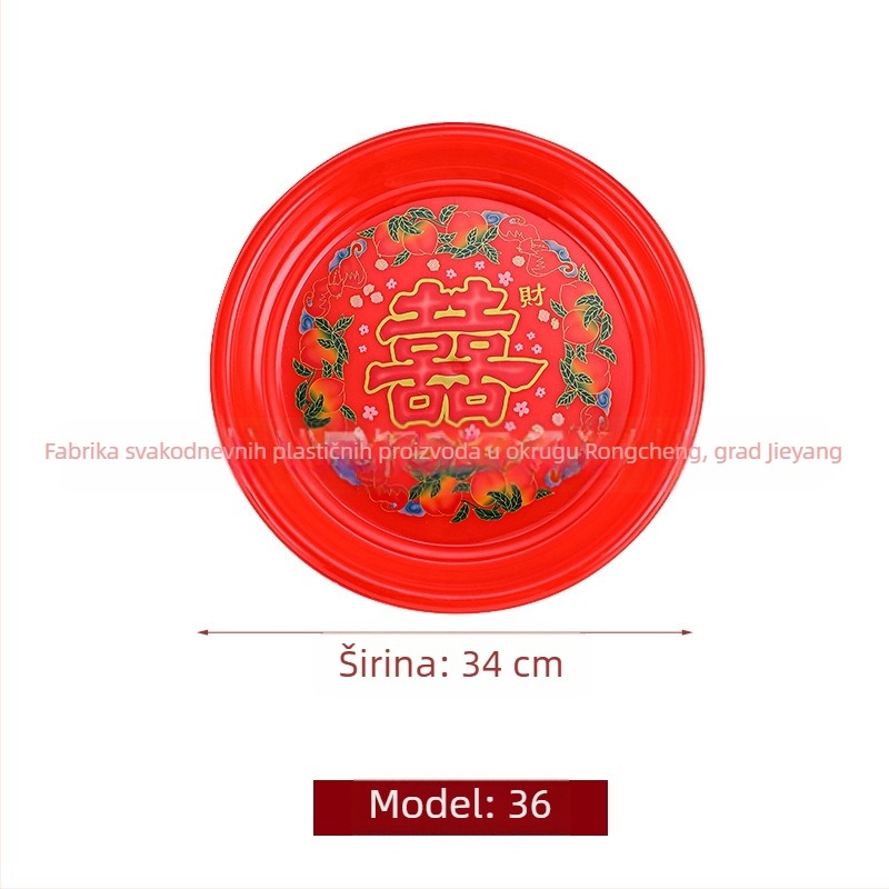 Pladanj za voće, plastični materijal, brend Mingshijia, modern minimalistički stil, jednobojni dizajn