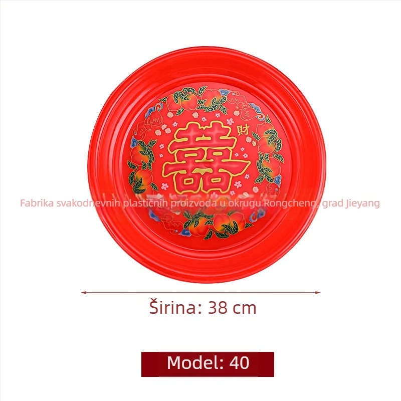 Pladanj za voće, plastični materijal, brend Mingshijia, modern minimalistički stil, jednobojni dizajn