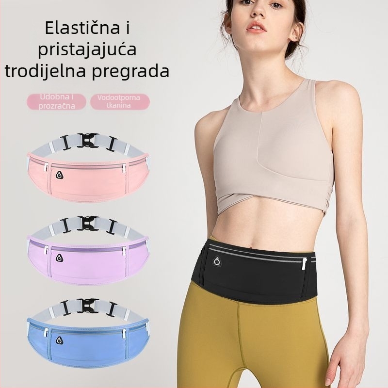Ženska vodootporna torbica za pojas, višenamjenska, velikog kapaciteta, otporna na habanje, torbica za telefon za posao i slobodno vrijeme.