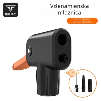 PVC mlaznica zraka za pumpu za bicikl, marka Captain of the Tower, licencirana privatna etiketa
