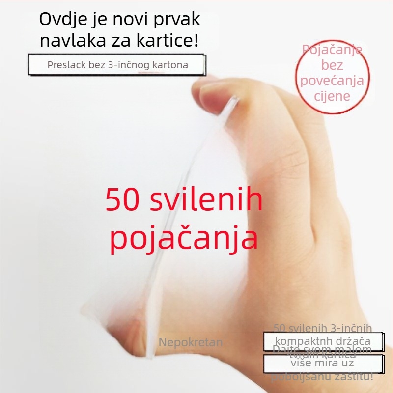 Katalogskog stila plastična zaštitna futrola za kompaktne kartice, korejski stil, ekskluzivan prekooceanski izvoz, prilagodba u tvornici