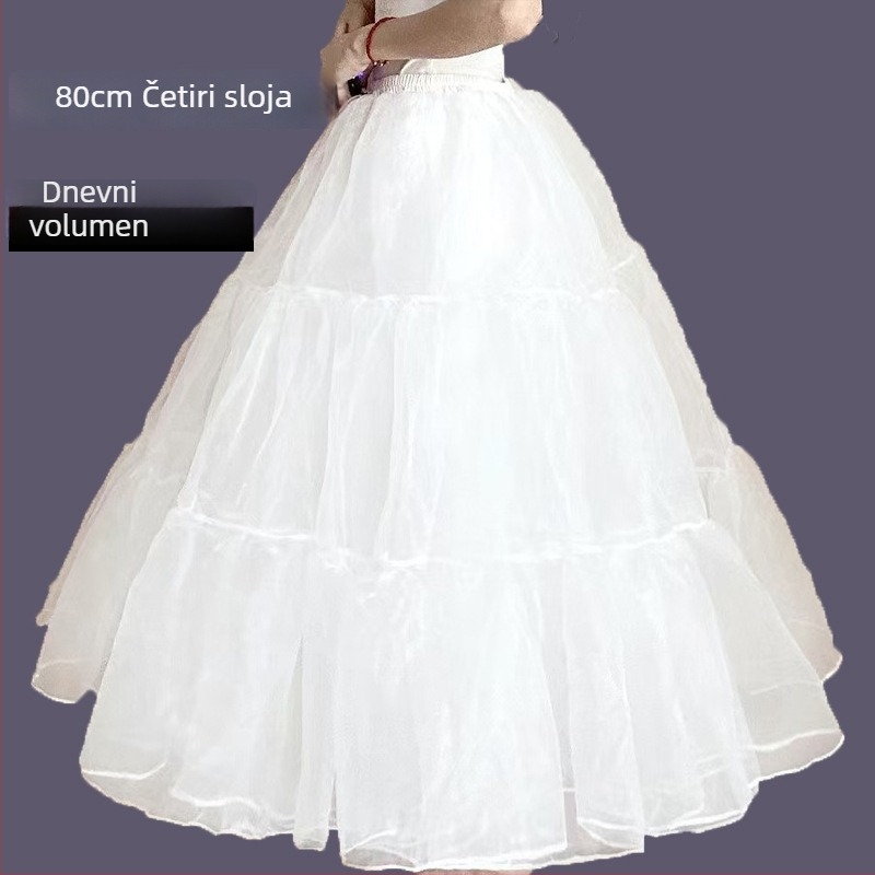 Lolita Petticoat, Boneless Bustle, Mekani gazasti srednje duljine, Odjeća za odrasle, Aobai Beautiful Clothes, Ljeto 2025