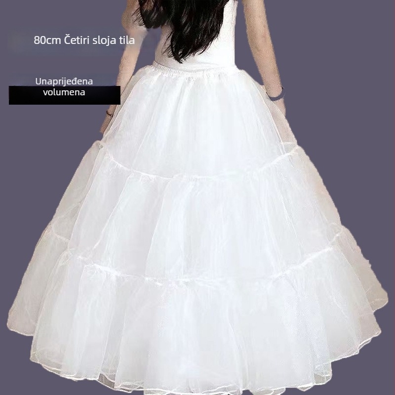 Lolita Petticoat, Boneless Bustle, Mekani gazasti srednje duljine, Odjeća za odrasle, Aobai Beautiful Clothes, Ljeto 2025