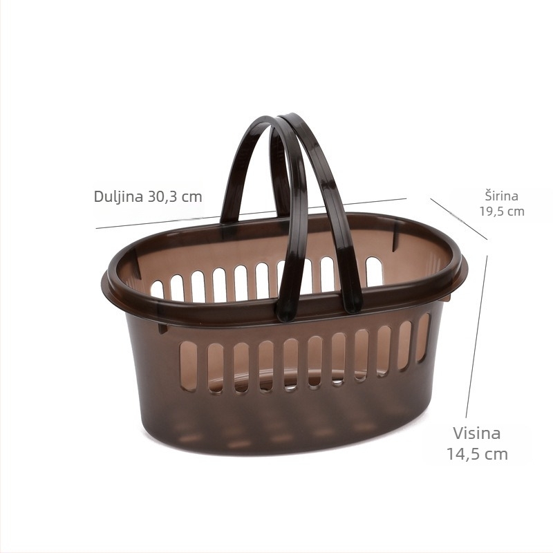 Korejskog stila prijenosna košara za kupaonicu (Plastika, Model 1023, Japanski stil, Standardni kapacitet, Marka Attitude Encounter)