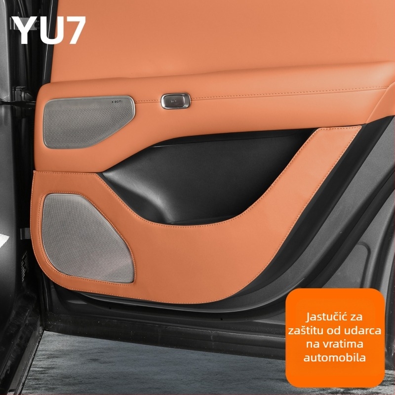 Nappa kožni zaštitnik vrata za Xiaomi Yu7 – unutarnja ploča vrata, zaštita od prljavštine, Coolness brend
