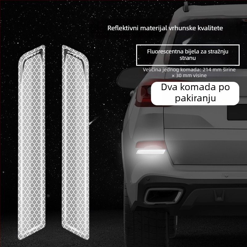 Naljepnica za vrata automobila protiv sudara, univerzalni model 103, ljepilo, prilagodljivo