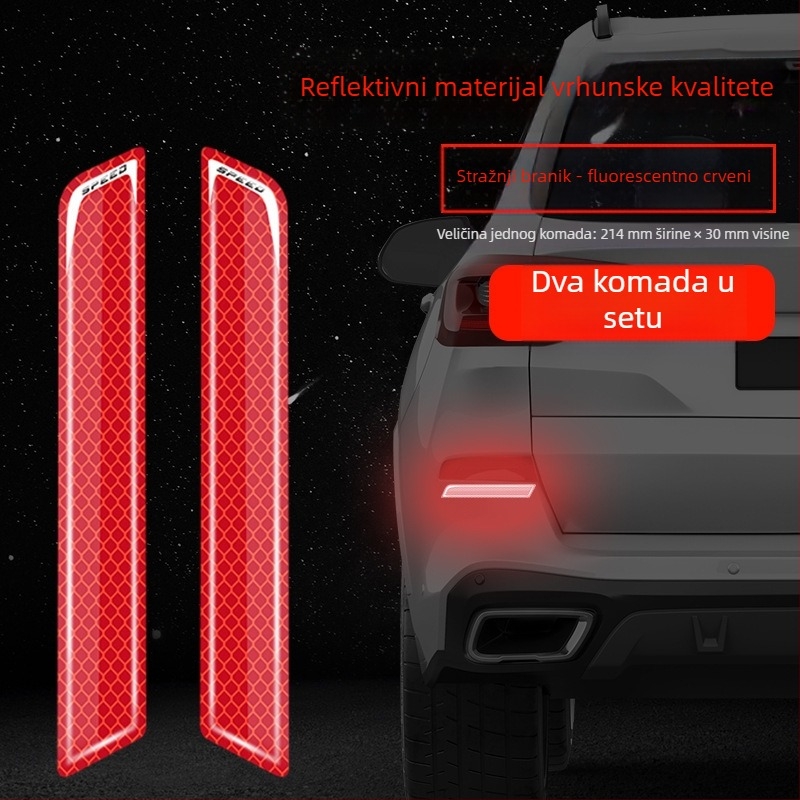 Naljepnica za vrata automobila protiv sudara, univerzalni model 103, ljepilo, prilagodljivo